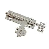 DealMux Door Safety Polished Barrel Bolt Latch Hasp Stapler