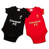 Liverpool F.C. リバプール F.C. 2パック ボディスーツ GD / ベビー ロンパース 半袖 (3-6ヶ月(68cm))