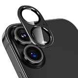 Podick カメラカバー iPhone 17用 カメラ保護 いPhone 17 対応 レンズカバー 全面保護 9H強化ガラス アルミ合金 耐衝撃 キズ防止 高透過率 黒縁取り 露出オーバー防止 防滴 防塵 貼り付け簡単 自動吸着 気泡ゼロ アイフォン17 レンズフィルム(ブラック)