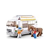 goolsky Sluban m38-b0559 170pcs Horse Truck BuildingブロックConstruction Toy for Kids