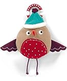 Mamas & Papas Christmas Chime Clip On Robin Toy For Car Seats/Strollers/Prams by Mamas & Papas