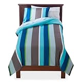 Vertical Stripe Comforter Set FULL [並行輸入品]