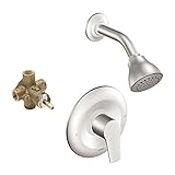 Moen KSME-P-T2802BN Method Showerhead, Brushed Nickel [並行輸入品]