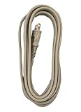 エスネット プラグ付長円形コード 灰 3M PVCTFK1.25-3M