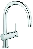 グローエ(GROHE) MINTA ミンタ  シングルレバーキッチン混合栓 31095000 + 水栓クロス (グローエジャパン公式・ 日本規格適合品)