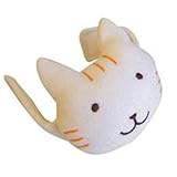 【pompkins baby（ポプキンスベビー） 】オーガニックにゃんこリストガラガラ【ねこ】 (ナチュラル)