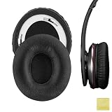Geekria イヤーパッド QuickFit 互換性 パッド ビーツバイドクタードレ Beats SoloHD On-Ear ヘッドホンに対応 パッド イヤー/イヤーカップ (プロテインレザー/ブラック)