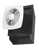 Air King EWF-180 Through the Wall Exhaust Bath Fan with 180-CFM and 6.5-Sones, White Finish [並行輸入品]
