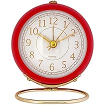 レトロな目覚まし置き時計 国産の古いレトロな目覚まし時計 SEIKO 置き時計 ゼンマイ式