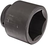 Martin 86124 Forged Alloy Steel 3-7/8' Type III Opening 1-1/2' Power Impact Drive Socket, 6 Points S
