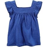 Carter's(カーターズ) フラッタースリーブタンク ブルー トップス半袖Tシャツ 3ヶ月【並行輸入】