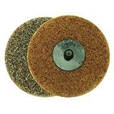 優れたパッドと研磨剤sd3 C 3 " roll-on / roll-offスタイルサーフェスConditioning Sandingディスク( Tan / Coarse )
