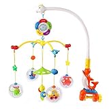 音楽モバイルHappytime Baby Rattle Crib回転ベッドベルwith Music