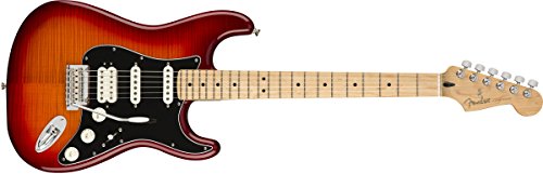 Fender エレキギター Player Stratocaster® HSS Plus Top, Maple Fingerboard, Aged Cherry Burst
