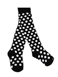 ガールズバレエPagent FestivalタイツブラックwithシルバーPolka Dots。Ages 2 – 8 カラー: ブラック
