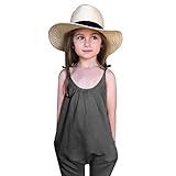 Domybestベビー服　子供服 女の子　ロンパース　カバーオール　 ボディスーツ　オーバーオール　ジャンプスーツ　ガールズ　スリングロンパース　ズボン　2-8歳　ノースリーブ　夏　赤ちゃん　普段着　