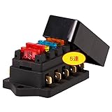 定格電流 40A 最大使用電圧 32V ブレード ヒューズ ボックス オートヒューズ ５連