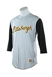 Pittsburgh Pirates Mitchell & NessメンズScoring Position 3 / 4スリーブラグランTシャツ L グレイ