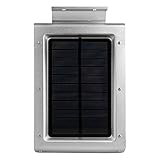 「UPSLON」 46LEDセンサーライト 人感センサー付 超薄型 ソーラーライト 省エネ 夜間自動点灯 屋外照明 軒先 庭先 ガーデン 玄関 防水