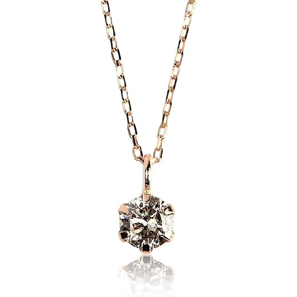Amazon | [ディーコレクション] ダイヤモンド 0.1ct ピンクゴールド 