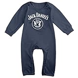 Kamifa カミファ ジャックダニエル ウィスキー 社長 画像 長袖ベビー服 子供服 ギフト かわいい Navy 18 Months