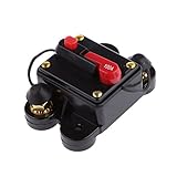 Dovewill 　12V - 24V　インライン　高電流　50-250Amp　自動遮断器　マニュアル　リセットスイッチ　ヒューズ ホルダー　6タイプ可選　 - 100Ａ