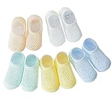 [インソミラ] InSomila ベビー ソックス 幼児用 キッズ 子供 靴下 フットカバー 5点セット 可愛い 夏 1-3歳 男の子 女の子 (S)