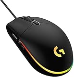 Logitech G ゲーミングマウス 有線 G102 LIGHTSYNC RGB 6個プログラムボタン 85g軽量 G102-BK （Logitech G102 IC PRODIGY 後継機）【海外モデル】