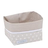 Little Dutch Baby Storage Basket (Small, Beige Star) by Little Dutch