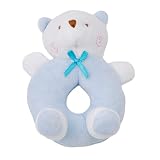 ulaky Baby Rattle Plush Toy Rabbit CartoonベビーソフトPlush Hand Rattleおもちゃ 4.72*3.15in 6