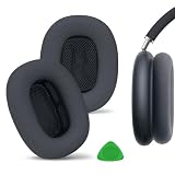 Geekria イヤーパッド Comfort 互換性 パッド アップル Apple AirPods MAX(A2096), AirPods MAX2 (A3184) ヘッドホンに対応 パッド イヤー/イヤーカップ (メッシュファブリック/黒)