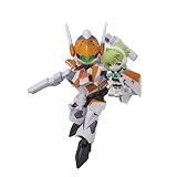 TINY SESSION マクロスΔ VF-31E ジークフリード(チャック・マスタング機) with レイナ・プラウラー 約100mm PVC&ABS製 塗装済み可動フィギュア