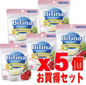 Amazon ビフィーナ ビギン ラズベリー風味 包x5袋 森下仁丹 サプリメント ビタミン