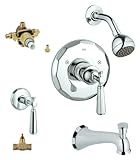 Grohe kts19266 – 34331rv3 – 000 Kensingtonタブとシャワーバルブキット