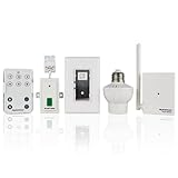 Skylinkhome sk-4照明/ガレージキット、Includes 10ボタンリモート、壁Dimmerディマーで、プラグ、screw-in減光とスマートボタン,オフホワイト