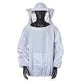 Beekeeping Suit Jacket Veil And Bee Hat Dress Smock Equip (Usa)