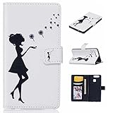 Huawei P9 ケース 手帳型ケース, UNEXTATI 高品質PUレザー 財布型ケース 保護カバー カード収納 スタンド機能 マグネット開閉式 Huawei P9 ケース 防塵 落下防止 保護カ