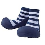 ベビーシューズ Baby feet ベビーフィート ラバー底ソックス CASUAL ( 12.5cm , Casual Navy ネイビー )