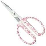 チカマサ フローリスト アレンジはさみ フッ素 刃先キャップ付き SAKURA W ホワイト CRI-360SFWA
