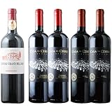 ワインショップソムリエ 金賞ボルドーと五大シャトー醸造家ワイン5本セット（赤ワイン5本）