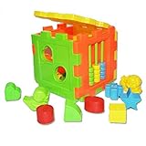 COFFLED ®子供子プラスチックキューブ形状パズル建物ブロックMatching Game赤ちゃんDevelopmentalトイ