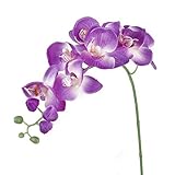 ueetekシミュレーションバタフライOrchid人工花植物ホーム装飾用(パープル)
