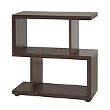 デザインラック2段　ブラウン