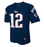Tom Brady # 12新しいEngland Patriots NFL幼児サイズミッドティアジャージーネイビー