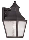 Livex Lighting 2450-07 Vernon 1-Light Outdoor Wall Lantern, Bronze [並行輸入品]