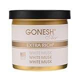 GONESH(ガーネッシュ)ゲルエアフレシュナー(置き型芳香剤)ホワイトムスク(シャボンの香り)100g