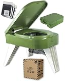 FUTUREFOX 【防災士推奨】 簡易トイレ 災害用 防災トイレ ポータブルトイレ コンパクト 耐荷重150kg トイレキット付属 (簡易トイレ＋トイレキット×1（50回分）)