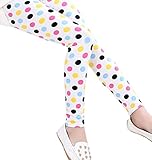 Plus Nao(プラスナオ) レギンス スパッツ ボトムス 10分丈 キッズ 子供 服 子ども 女の子 女児 動きやすい カジュアル 花柄 フラワー 水玉 150 I