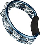 MEINL Percussion マイネル タンバリン Traditional ABS Tambourine Aluminum Jingles Blue TMT1A-B 【国内正規品】