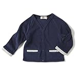 D.fesense パイルカーディガン/ 90cm /ネイビー AP704112690